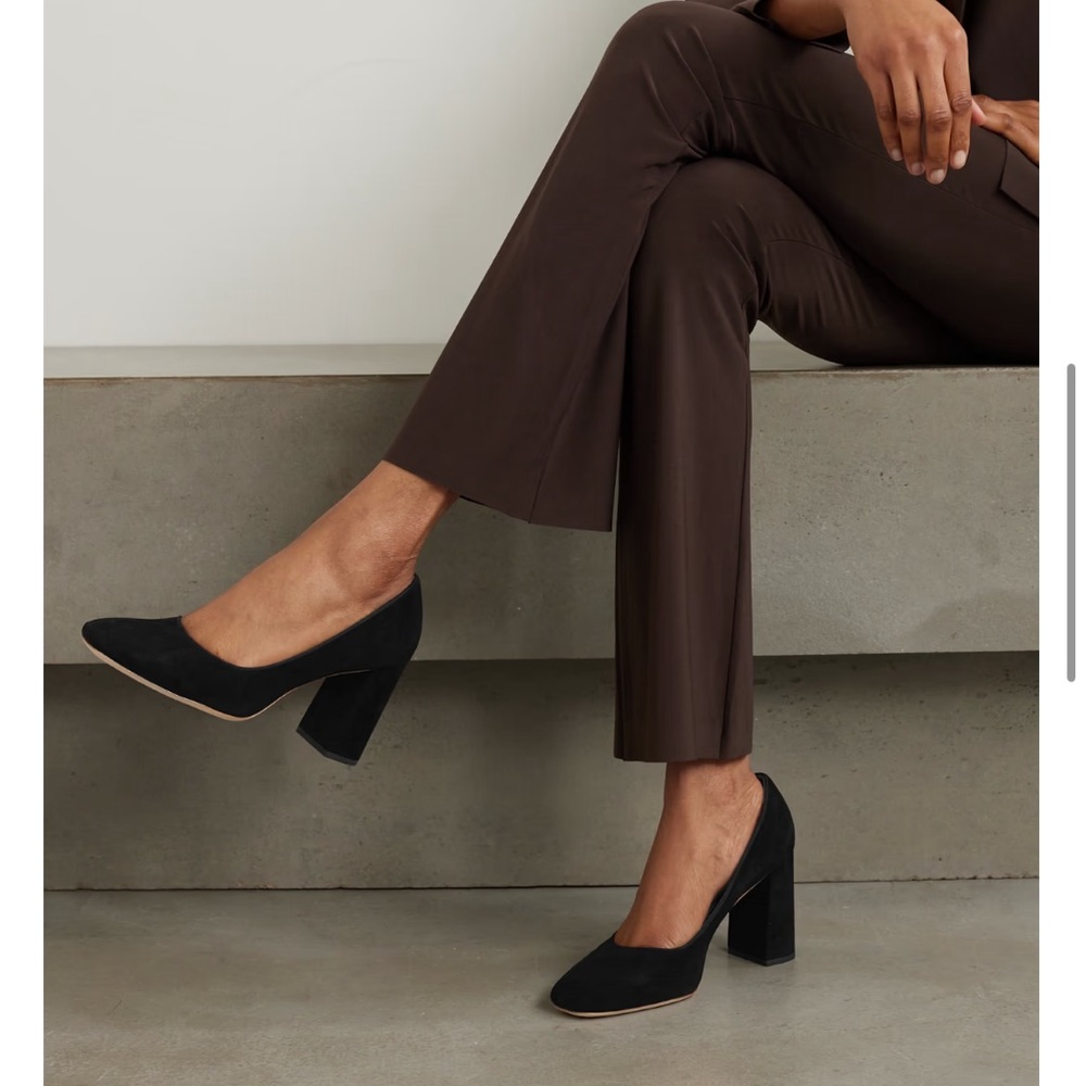 LOEFFLER RANDALL
Rue suede pumps black women size 6.5